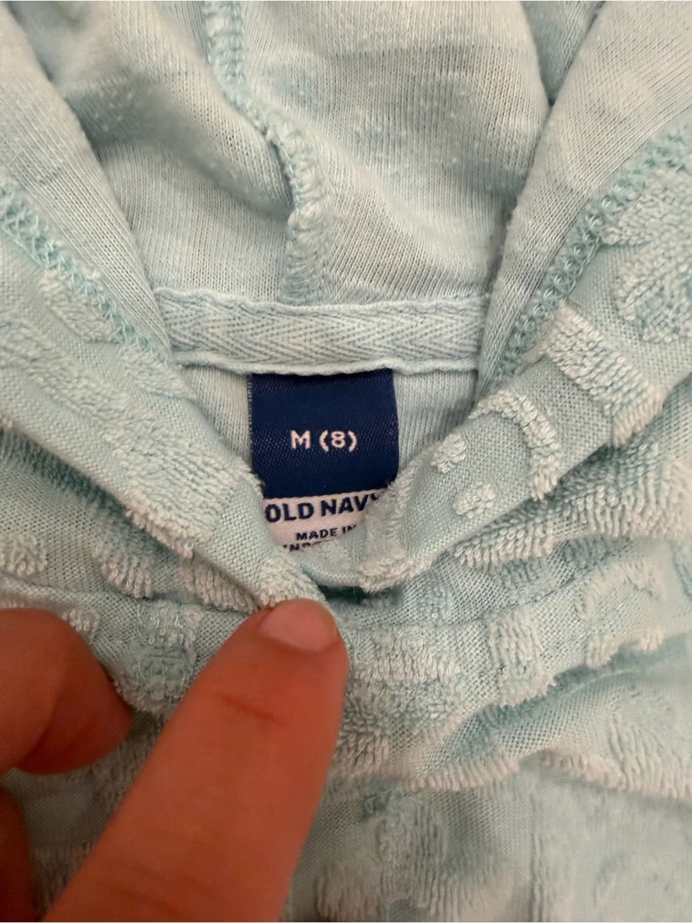 Old Navy Pale Blue Terry Hooded Lounge Set